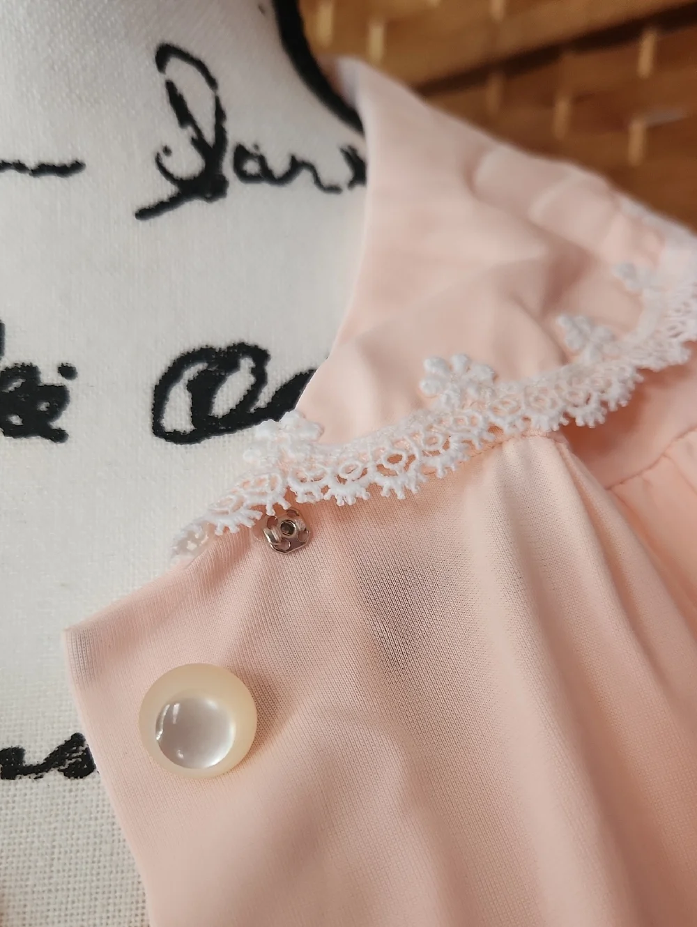 LORRAINE, Vintage Women's Soft Pink, Lace, Embroided Slip And Nightgown Set Sz M